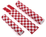 Flite Classic BMX Checkers Pad Set (Red/White) | product-related